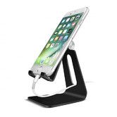 Universal Cell Phone Holder Desktop Mount Non-slip Mobile Phone Stand for Phone Pad Tablet(Black)