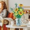 Flower Building Bricks 881PCS Artificial Bouquet Blocks Compatible with Most Brands for Adults Teens