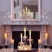 12PCS Battery Operated LED Taper Candles Light, Flameless Taper Candles with Flickering Warm White Light