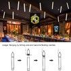 12PCS Battery Operated LED Taper Candles Light, Flameless Taper Candles with Flickering Warm White Light