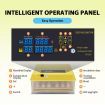 Petscene 36 Eggs Automatic Incubator Hatching Hatcher Machine Egg Turning LED Display with Four-Leaf Clover-Shaped Tray