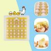 Petscene 36 Eggs Automatic Incubator Hatching Hatcher Machine Egg Turning LED Display with Four-Leaf Clover-Shaped Tray