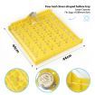 Petscene 36 Eggs Automatic Incubator Hatching Hatcher Machine Egg Turning LED Display with Four-Leaf Clover-Shaped Tray