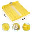 Petscene 96 Eggs Incubator Automatic Egg Hatcher Digital Hatching Brooder Temperature Humidity Control Turner LED Display