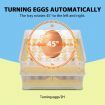 Petscene 96 Eggs Incubator Automatic Egg Hatcher Digital Hatching Brooder Temperature Humidity Control Turner LED Display