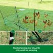 Chicken Fence Poultry Coop Runs Pen Farm Mesh Cage Net Habitat Safe House Turkey Breeding 1.15m x 25m