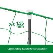 Chicken Fence Hen Poultry Coop Farm Runs Mesh Cage Net Habitat Safe House Turkey Breeding Pen 1.15m x 50m