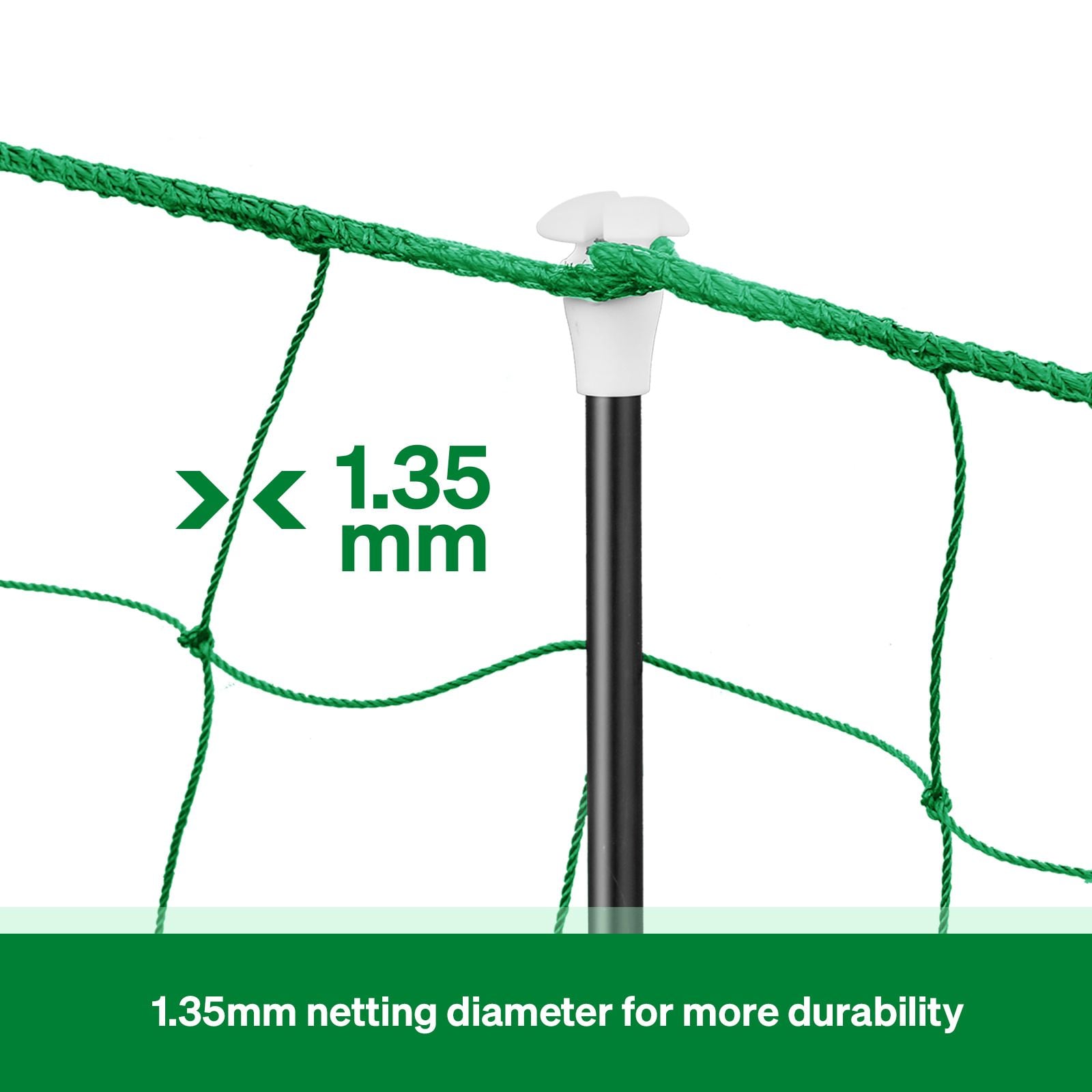 Chicken Fence Hen Poultry Coop Farm Runs Mesh Cage Net Habitat Safe House Turkey Breeding Pen 1.15m x 50m