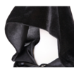 Unisex Full Length Velvet Hooded Cape Halloween Christmas Cloak Vampire Witch Cosplay Costume Size L(150cm)