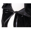Unisex Full Length Velvet Hooded Cape Halloween Christmas Cloak Vampire Witch Cosplay Costume Size L(150cm)