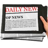 3X Magnifying Sheet Flat Full Page Reading Magnifier Perfect Reading Aid for Elderly, People with Low Vision