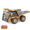 1:24 9CH RC Alloy Dump Truck Car Engineering Vehicle Forklift Heavy Excavator Remote Control Car Toys for Boys Children's Gifts