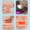Sewing Kit Toy Machine Educational Fun Craft Learning Gift Portable Travel Children Creative Skill Beginner Pink Ages 8+
