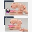 Sewing Kit Toy Machine Educational Fun Craft Learning Gift Portable Travel Children Creative Skill Beginner Pink Ages 8+