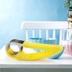 Banana Slicer,ABS + Stainless Steel Fruit and Vegetable Salad Peeler Cutter Kitchen Tools For banana, Sausage, Strawberry,Grape, 1 Pack