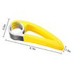 Banana Slicer,ABS + Stainless Steel Fruit and Vegetable Salad Peeler Cutter Kitchen Tools For banana, Sausage, Strawberry,Grape, 1 Pack