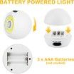 Motion Sensor Lights, Battery Powered Safe Light for Closet, Stair, Bedroom (1Pack)