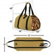 Firewood Storage Bag Canvas Outdoor Camping Wood Log Carrier Match Bag Package Outdoor Tote Home Fireplace Supplies