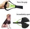 60CM Large Pooper Scooper for Dog-Long Handle Dog Poop Scooper for Grass,Dirt,Gravel (Green)