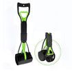 60CM Large Pooper Scooper for Dog-Long Handle Dog Poop Scooper for Grass,Dirt,Gravel (Green)
