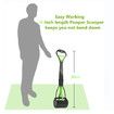 60CM Large Pooper Scooper for Dog-Long Handle Dog Poop Scooper for Grass,Dirt,Gravel (Green)