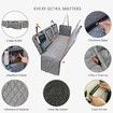 Pets Car Dog Cover Back Seat - Dog Car Hammock For Car/Truck/SUV Nonslip Rubber Back Washable Luxury Material