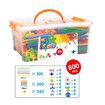 800Pcs 4D Straw Constructor Toys STEM Building Engineering Toys for Boys and Girls Gift