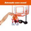 Mini Basketball Hoop Door Ring Wall Mounted Indoor Hang On Toy Set for Kids with Ball Electronic Scoreboard