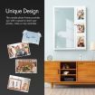 Wall Jewellery Organiser Storage Cabinet Mirror Hanging Makeup Jewelry Armoire Wood