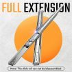 Drawer Slide Rails Heavy Duty Locking Runners Ball Bearing Cabinet Guide Track 227Kg