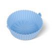 20x6cm Air Fryer Silicone Pot,Reusable Non-stick Air Fryer Silicone Liners,Air Fryer Basket Accessories (Blue)
