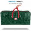 Christmas Tree Storage Bag Artificial Inflatables 165x38x76cm Holiday Organiser Heavy Duty Festive Decoration Container Holder Green Durable