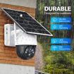 4G Solar Security Camera Wireless Outdoor CCTV Home Surveillance System with Battery Remote Control x4