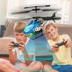Helicopter RC 2.4G 3 Channels with Gyroscope forward backward up down turn left right fixed height Duration 25min Dual Batteries