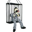 Halloween Animatronic Scary Toys, Motion Sensor Hanging Skeleton Toy, Caged Prisoner, Haunted House Decorations, Halloween Props