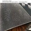3D Vortex Optical Illusion Rug Round Carpet Clown Doormat for Lvining Bedroom Black White Plaid 3D Visual(50*80cm)