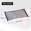 Heavy Duty Cargo Net Stretchable,Car Interior Accessories,Adjustable Elastic Trunk Storage Net with Hook for SUVs,Cars and Trucks (43.3x15.8 Inch)
