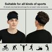 Sports Headbands,Moisture Wicking Workout Headband,Sweatband Headbands for Running,Cycling,Football,Yoga,Hairband for Women Men,5 Pack
