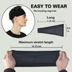 Sports Headbands,Moisture Wicking Workout Headband,Sweatband Headbands for Running,Cycling,Football,Yoga,Hairband for Women Men,5 Pack
