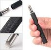 Golf Club Groove Sharpener,Re-Grooving Tool and Cleaner for Wedges & Irons - Generate Optimal Backspin - Suitable for U & V-Grooves (Black)
