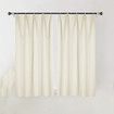 2X Grommet Blackout Curtains Thermal Insulated Noise Reducing Light Blocking Room Darkening Curtains for Living Room, BEIGE,107x213cm