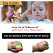 6colors makeup UV Paint Halloween World Cup Halloween Christmas world cup Kit Fluorescent Cosplay Costumes, Parties and Festivals