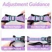 Size S Cat Harness Leash for Walking Escape Proof Soft Adjustable Easy Control Breathable Reflective Strips Jacket (Purple)