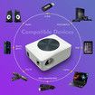 Y2 Mini Projector LED Home Cinema 1080P Video Projector Full HD 800*2480 Resolution Android Wifi Optional LCD Movie Beamer