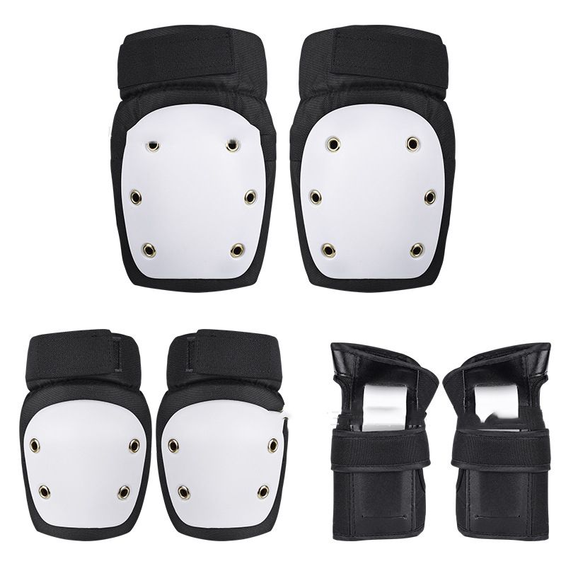 Adult Youth 3sets Knee Pads for Skateboarding Roller Skating Inline Skate Cycling Bike SizeL 41-60kg