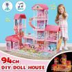 Barbie Doll House Dream Play Furniture Playhouses Toys Dollhouse Princess Castle Light Music 11 Rooms 4 Stories 93cm