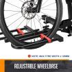 2 E Bike Rack Electric Bicycle Carrier Hitch Rear Platform for Car SUV Foldable 2 Inch Hitch Receiver Steel 100Kg
