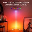RGB LED Floor Lamp Corner Light Standing Lighting Remote Control for Living Room Bedroom 158CM White