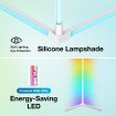 RGB LED Floor Lamp Corner Light Standing Lighting Remote Control for Living Room Bedroom 158CM White