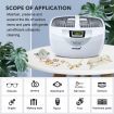 Ultrasonic Cleaner Heating Cleaning Machine for Rings Watches Dentures Glasses Razors 2500ml MAXKON